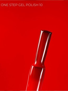 TOUCH One Step Gel Polish 10 - intensywny czerwony jednofazowy lakier hybrydowy 3w1, 9 ml