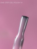 TOUCH One Step Gel Polish 14 - mleczny różowy jednofazowy lakier hybrydowy 3w1, 9 ml