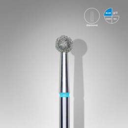 Frez diamentowy STALEKS kulka niebieska (uniwersalny) Ø 4 mm