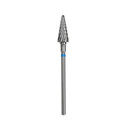 Frez karbidowy STALEKS choinka ostra niebieska Ø 6 mm, wys. 14 mm