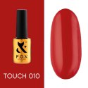 F.O.X Touch 010 - lakier hybrydowy, 7 ml