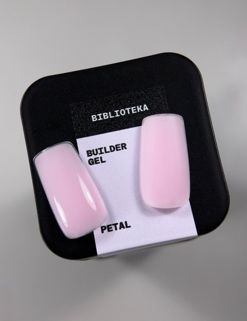 BIBLIOTEKA Builder gel 04 Petal - mleczno-różowy żel budujący, 15 ml