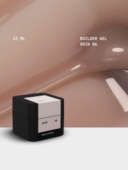 BIBLIOTEKA Builder gel 06 Skin - naturalny beżowy żel budujący, 15 ml