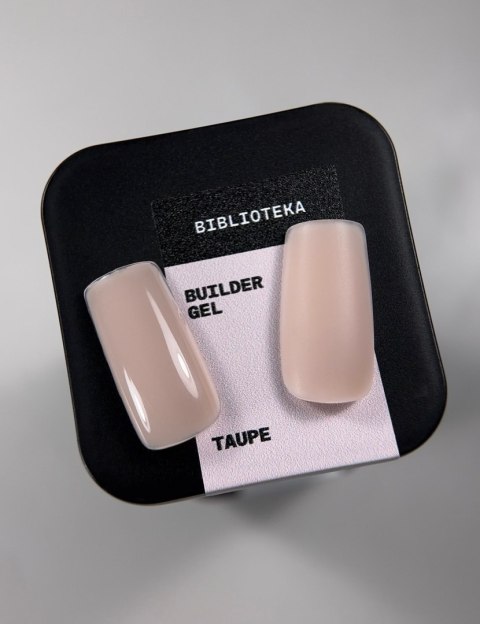 BIBLIOTEKA Builder gel 08 Taupe - jasnobeżowy żel budujący, 15 ml