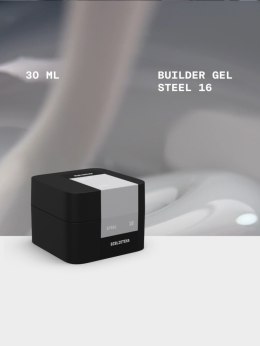 BIBLIOTEKA Builder gel 16 Steel - jasnoszary żel budujący, 30 ml