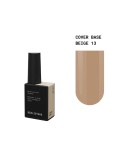 BIBLIOTEKA Cover Base 13 Beige – kamuflująca baza hybrydowa w ciepłym, miodowo-beżowym odcieniu, 10 ml