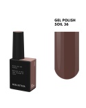 BIBLIOTEKA Gel Polish 36 Soil, 10 ml - lakier hybrydowy (ciepły brąz)