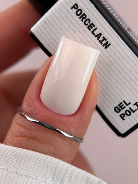 BIBLIOTEKA Gel Polish 53 Porcelain, 10 ml - lakier hybrydowy (kremowy beż)
