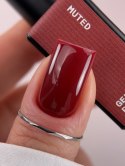 BIBLIOTEKA Gel polish 61 Muted, 10 ml - lakier hybrydowy (głębokie bordo)