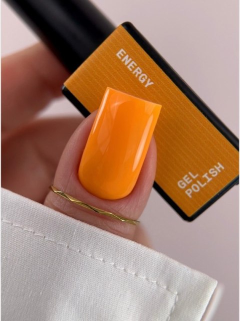 BIBLIOTEKA Gel Polish 68 Energy, 10 ml - lakier hybrydowy (jaskrawopomarańczowy)