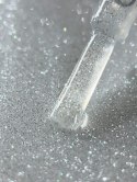 BIBLIOTEKA Silver Glow Top - top z delikatną srebrną drobinką, 10 ml