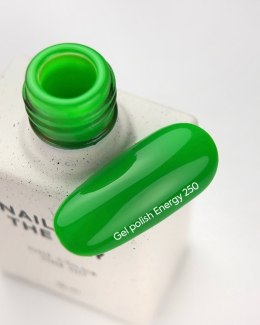 NAILSOFTHEDAY Energy Gel Polish 250 - intensywnie zielony lakier hybrydowy, 10 ml