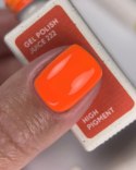 NAILSOFTHEDAY Juice Gel Polish 222 - neonowy pomarańczowy lakier hybrydowy, 10 ml