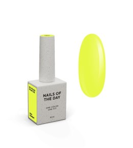 NAILSOFTHEDAY Solar Gel Polish 230 - neonowy żółty lakier hybrydowy, 10 ml