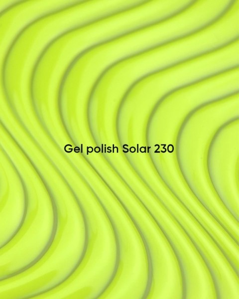 NAILSOFTHEDAY Solar Gel Polish 230 - neonowy żółty lakier hybrydowy, 10 ml
