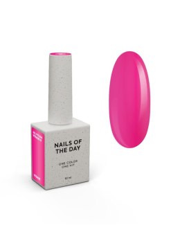 NAILSOFTHEDAY Vitrage Gel Polish 01 - witrażowy różowy lakier hybrydowy, 10 ml