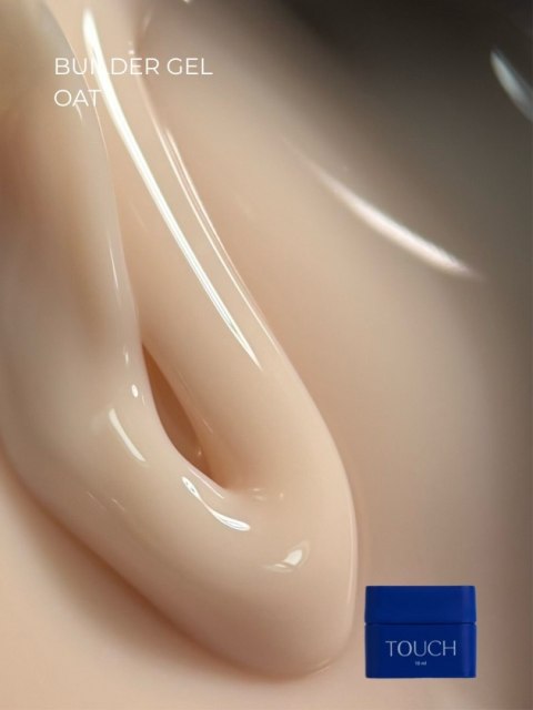 TOUCH Builder gel Oat - ciepły jasnobeżowy żel budujący, 10 ml