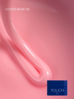 TOUCH Cover base 06 - ciepłoróżowa baza hybrydowa, 30 ml