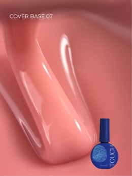TOUCH Cover base 07 - różowo-beżowa baza hybrydowa, 13 ml