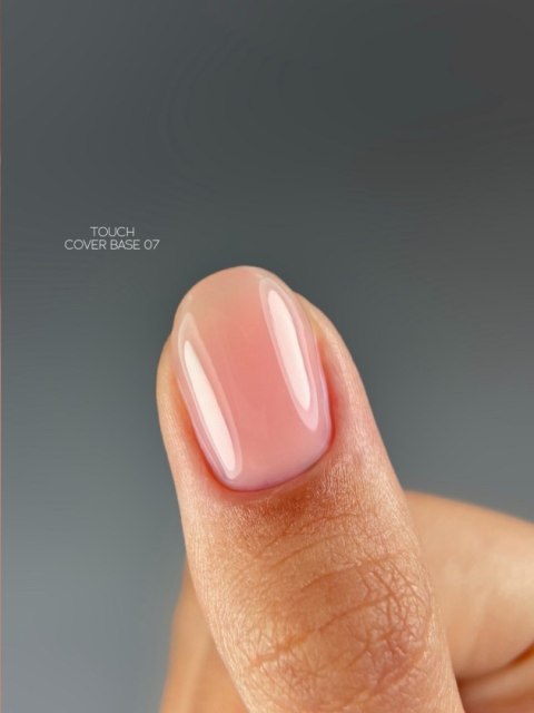 TOUCH Cover base 07 - różowo-beżowa baza hybrydowa, 30 ml