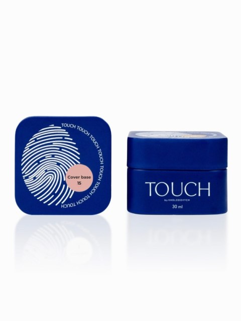 TOUCH Cover base 15 - jasnobeżowa baza hybrydowa, 30 ml