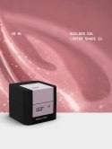 BIBLIOTEKA Builder gel 21 Shade Luster - przygaszony różowy żel budujący z delikatnymi drobinkami, 30 ml