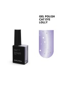 BIBLIOTEKA Cat Eye Gel Polish 23 Lolly, 10 ml - lawendowy lakier hybrydowy z efektem „kociego oka”