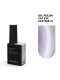 BIBLIOTEKA Cat Eye Gel Polish 31 Scatter, 10 ml - jasny srebrno-fioletowy lakier hybrydowy z efektem „kociego oka”