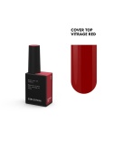 BIBLIOTEKA Cover Top Vitrage Red - czerwony top hybrydowy bez warstwy dyspersyjnej, 10 ml