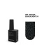 BIBLIOTEKA Flash Gel Polish 01 Blacklight, 10 ml - czarny lakier hybrydowy z efektem flash