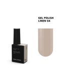 BIBLIOTEKA Gel polish 04 Linen, 10 ml - lakier hybrydowy (jasny, piaskowy beż)