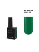 BIBLIOTEKA Gel Polish 32 Rebel, 10 ml - lakier hybrydowy (ciemna, butelkowa zieleń)