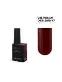 BIBLIOTEKA Gel polish 47 Oxblood, 10 ml - lakier hybrydowy (ciemny czerwono-bordowy z atramentową głębią)