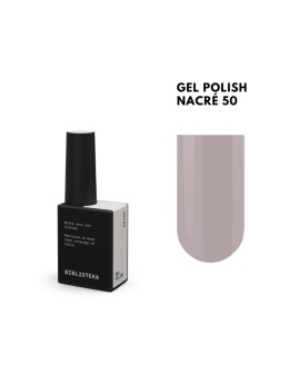 BIBLIOTEKA Gel Polish 50 Nacré, 10 ml - lakier hybrydowy (delikatny róż)