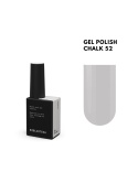 BIBLIOTEKA Gel Polish 52 Chalk, 10 ml - lakier hybrydowy (jasny szary)