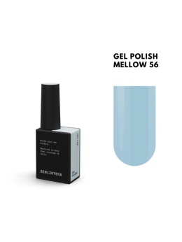 BIBLIOTEKA Gel Polish 56 Mellow, 10 ml - lakier hybrydowy (jasny błękit)