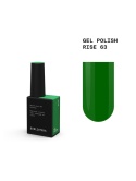 BIBLIOTEKA Gel polish 63 Rise, 10 ml - lakier hybrydowy (zielony)