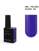 BIBLIOTEKA Gel Polish 65 Vivid, 10 ml - lakier hybrydowy (fioletowy)