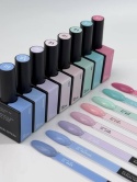 BIBLIOTEKA Gel Polish 72 Breathe, 10 ml - lakier hybrydowy (rozbielony błękit)