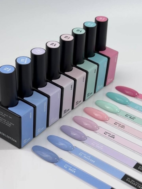 BIBLIOTEKA Gel Polish 76 Dew, 10 ml - lakier hybrydowy (pastelowa miętowa zieleń)