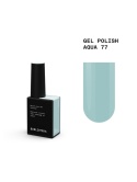BIBLIOTEKA Gel Polish 77 Aqua, 10 ml - lakier hybrydowy (rozbielony turkus)