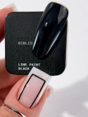 BIBLIOTEKA Line Paint Black No Wipe - czarna farbka do zdobień, 5 ml