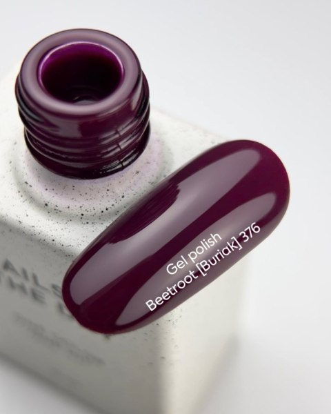 NAILSOFTHEDAY Beetroot 367 Gel Polish - wytworny, ciemny bordo-oberżynowy lakier hybrydowy, 10 ml