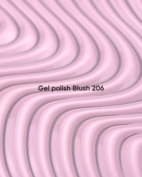 NAILSOFTHEDAY Blush 206 Gel Polish - delikatny, pastelowy jasnoróżowy lakier hybrydowy, 10 ml