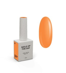 NAILSOFTHEDAY Brighten 099 Gel Polish - pastelowy pomarańczowy lakier hybrydowy, 10 ml