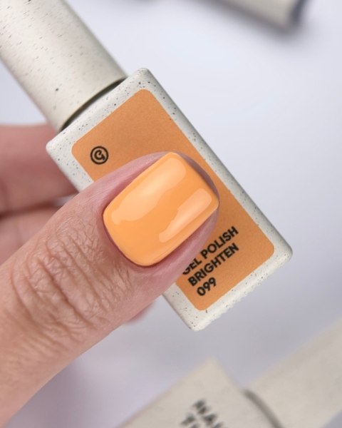 NAILSOFTHEDAY Brighten 099 Gel Polish - pastelowy pomarańczowy lakier hybrydowy, 10 ml