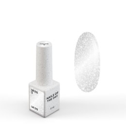 NAILSOFTHEDAY Cat Eye Gel Polish 13 - srebrny lakier hybrydowy z intensywnym efektem 