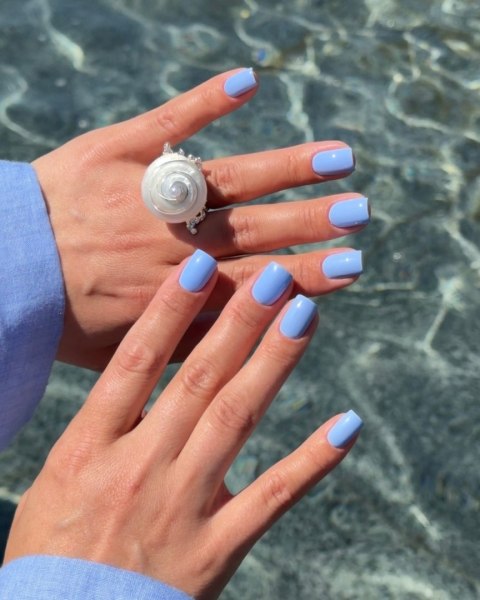 NAILSOFTHEDAY Color of the Month July 2026 Odesa - błękitny lakier hybrydowy, 10 ml