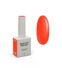 NAILSOFTHEDAY Color of the Month June 2026 Dopamine - pomarańczowy lakier hybrydowy z delikatną drobinką, 10 ml