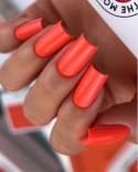 NAILSOFTHEDAY Color of the Month June 2026 Dopamine - pomarańczowy lakier hybrydowy z delikatną drobinką, 10 ml